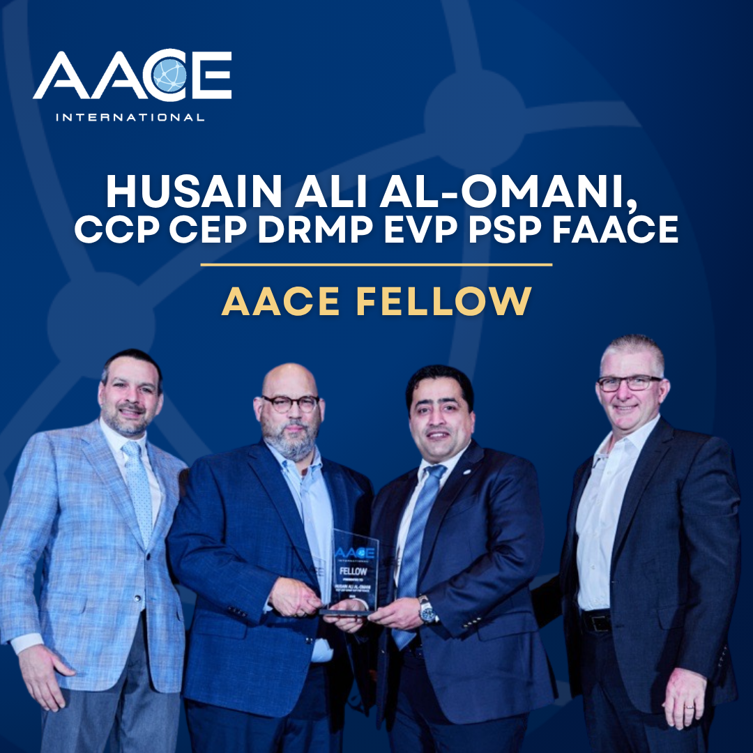 Award Spotlight recognizing Husain Ali Al-Omani as an AACE Fellow